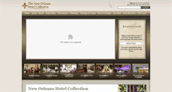 Desktop Screenshot of neworleanshotelcollection.com