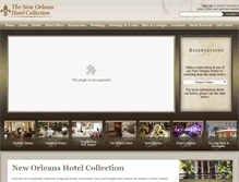 Tablet Screenshot of neworleanshotelcollection.com